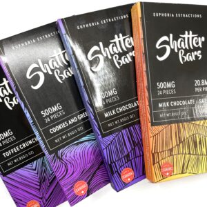 500mg Chocolate Shatter Bars